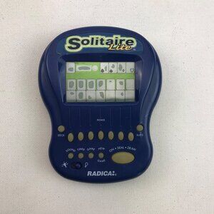 Radica Solitaire Lite Handheld Electronic Game Klondike Vegas Travel
